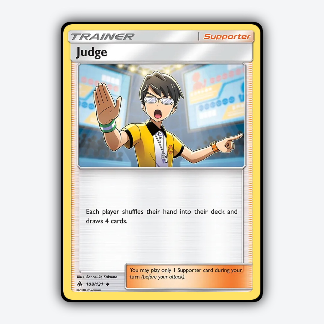 Judge 108/131 - Forbidden Light Set - Card Rug