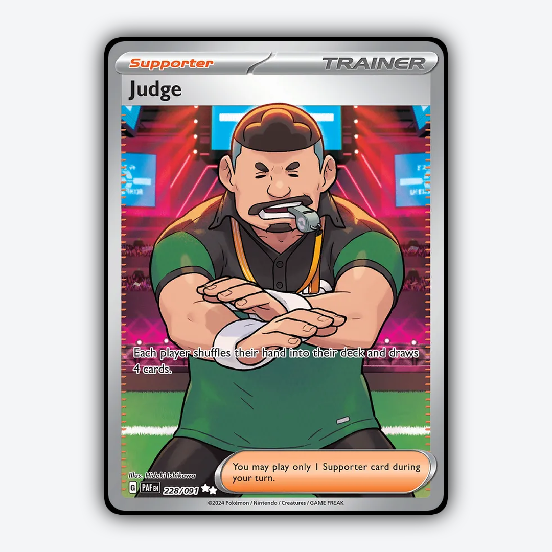 Judge #228 - Paldean Fates Set - Card Rug