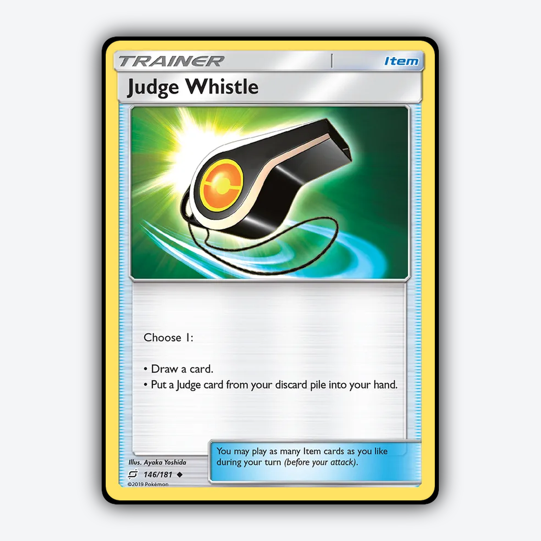 Judge Whistle 146/181 - Team Up Set - Card Rug