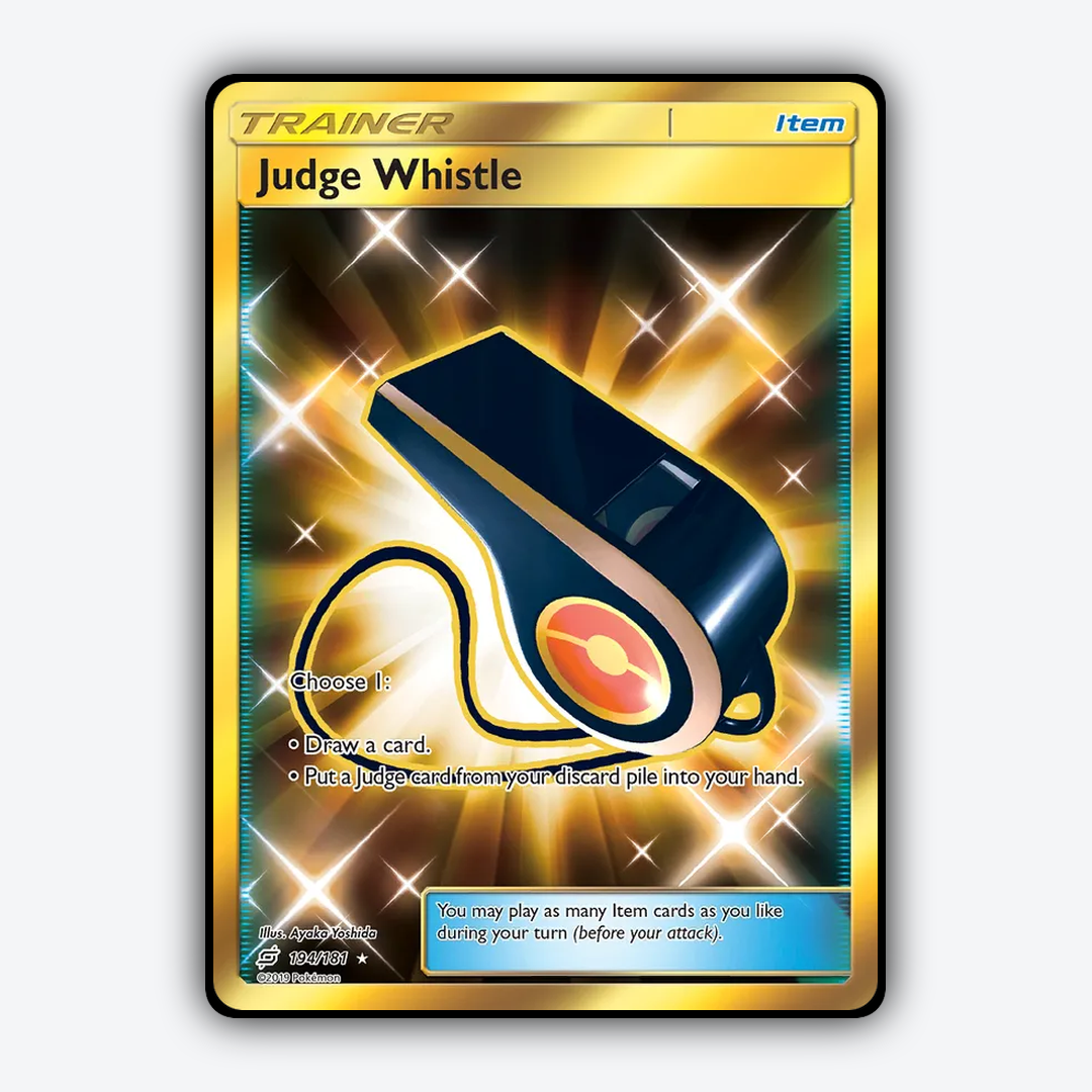 Judge Whistle 194/181 - Team Up Set - Card Rug