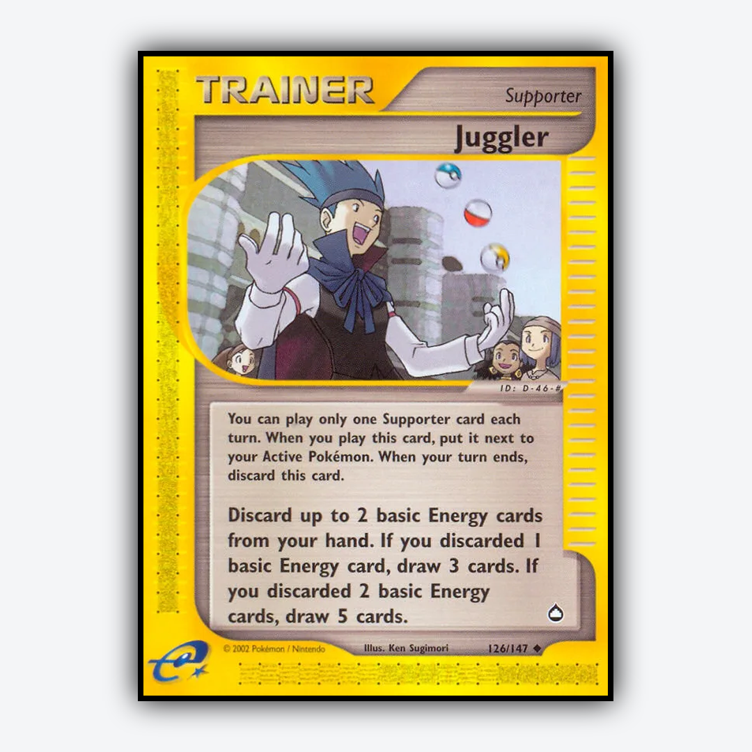 Juggler 126/147 - Aquapolis Set - Card Rug