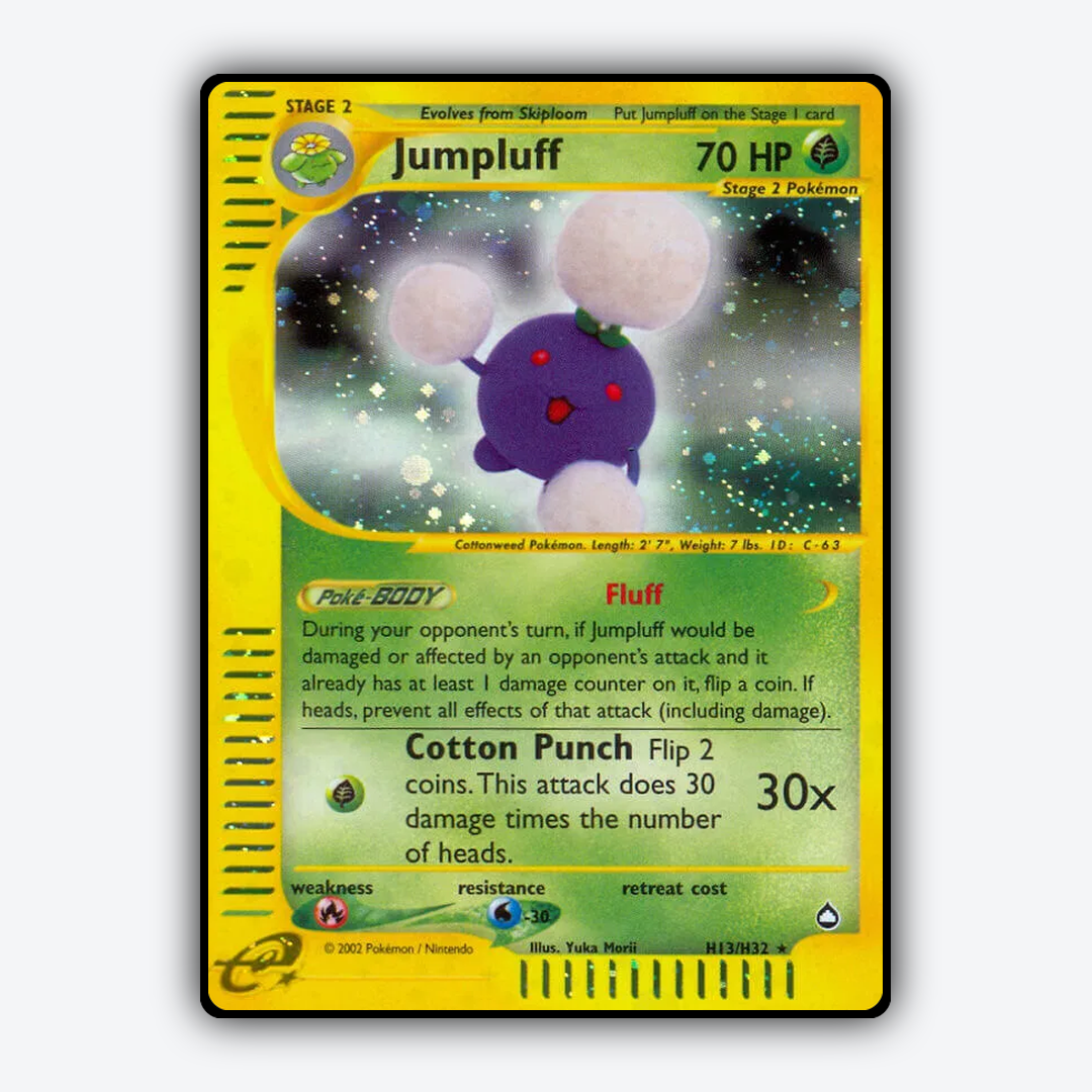 Jumpluff H013/147 - H013/147 Aquapolis Set - Card Rug