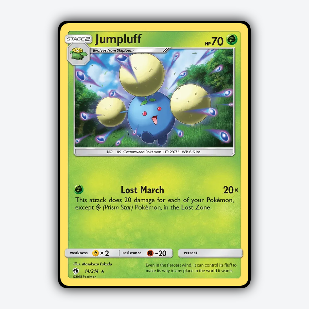 Jumpluff 014/214 - Lost Thunder Set - Card Rug