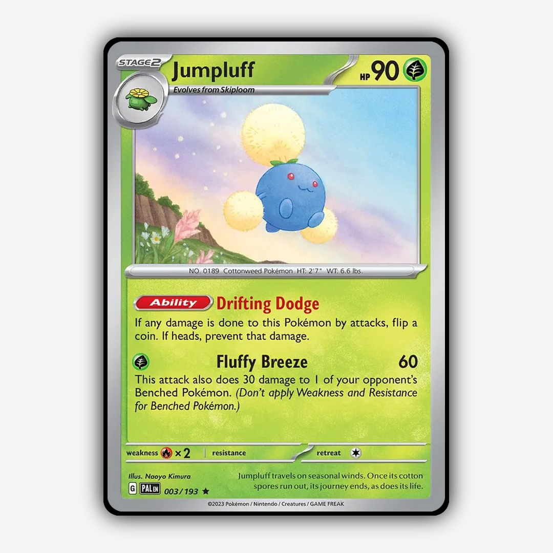 Jumpluff 003/193 - Paldea Evolved Set - Card Rug
