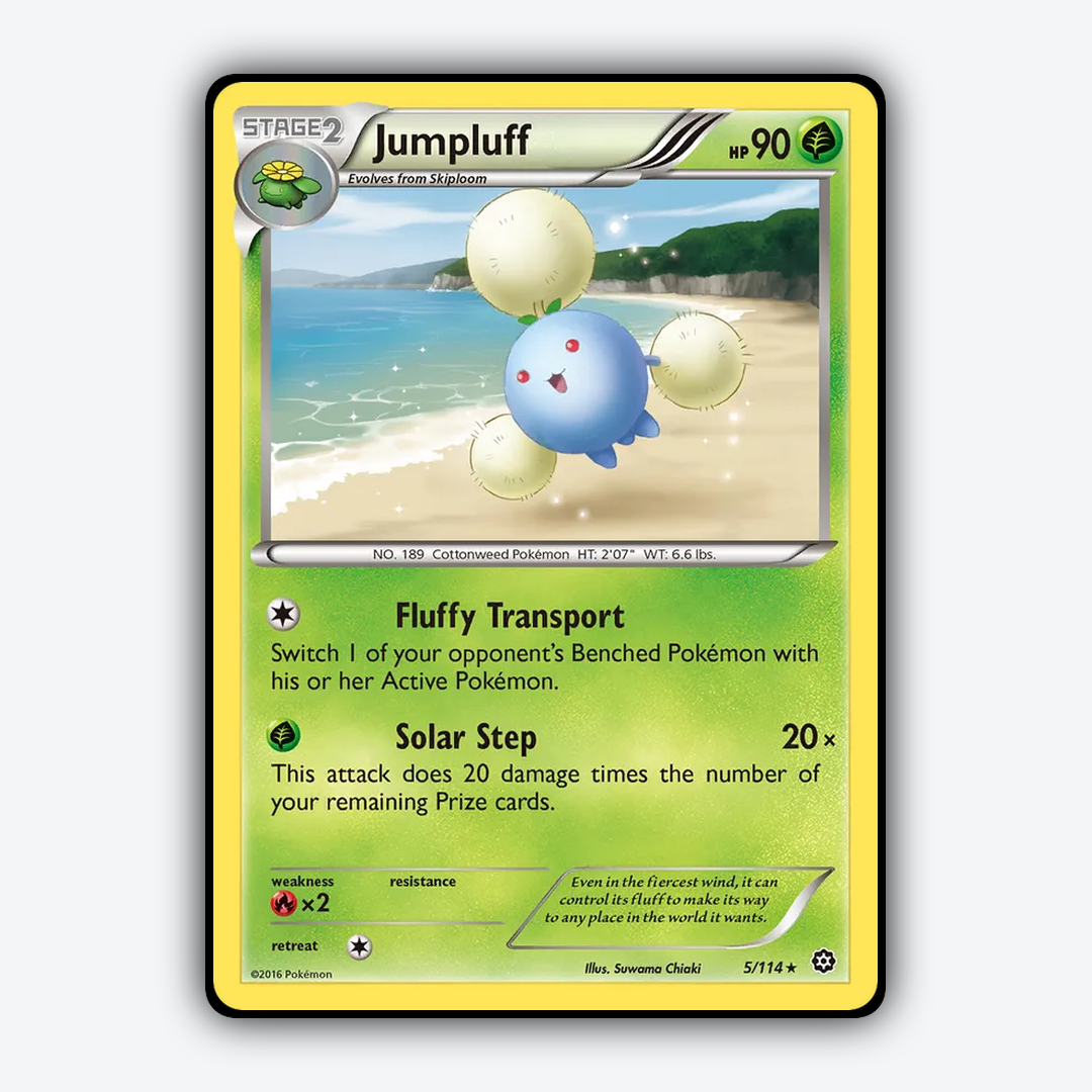 Jumpluff 005/114 - Steam Siege Set - Card Rug