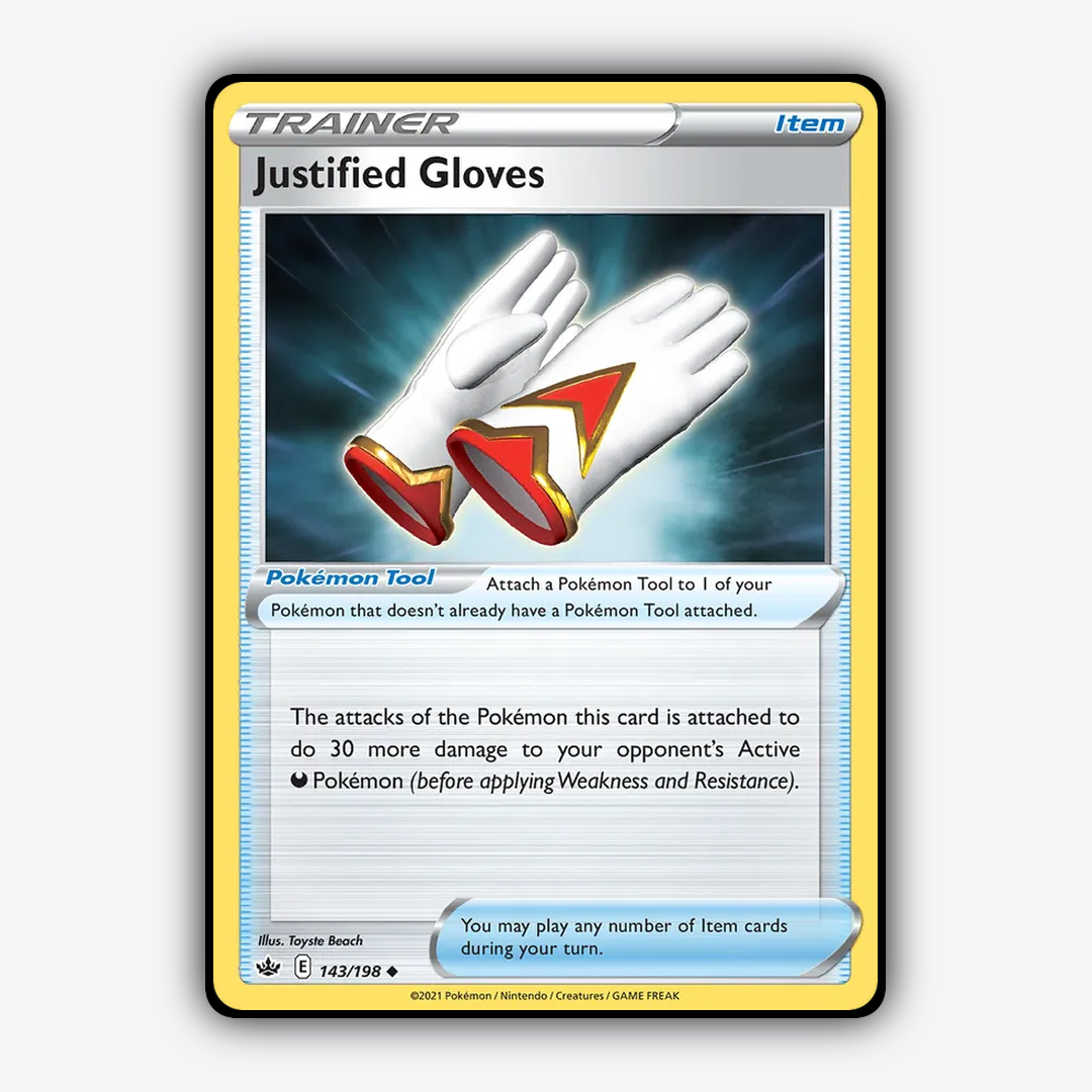 Justified Gloves 143/198 - Chilling Reign Set - Card Rug