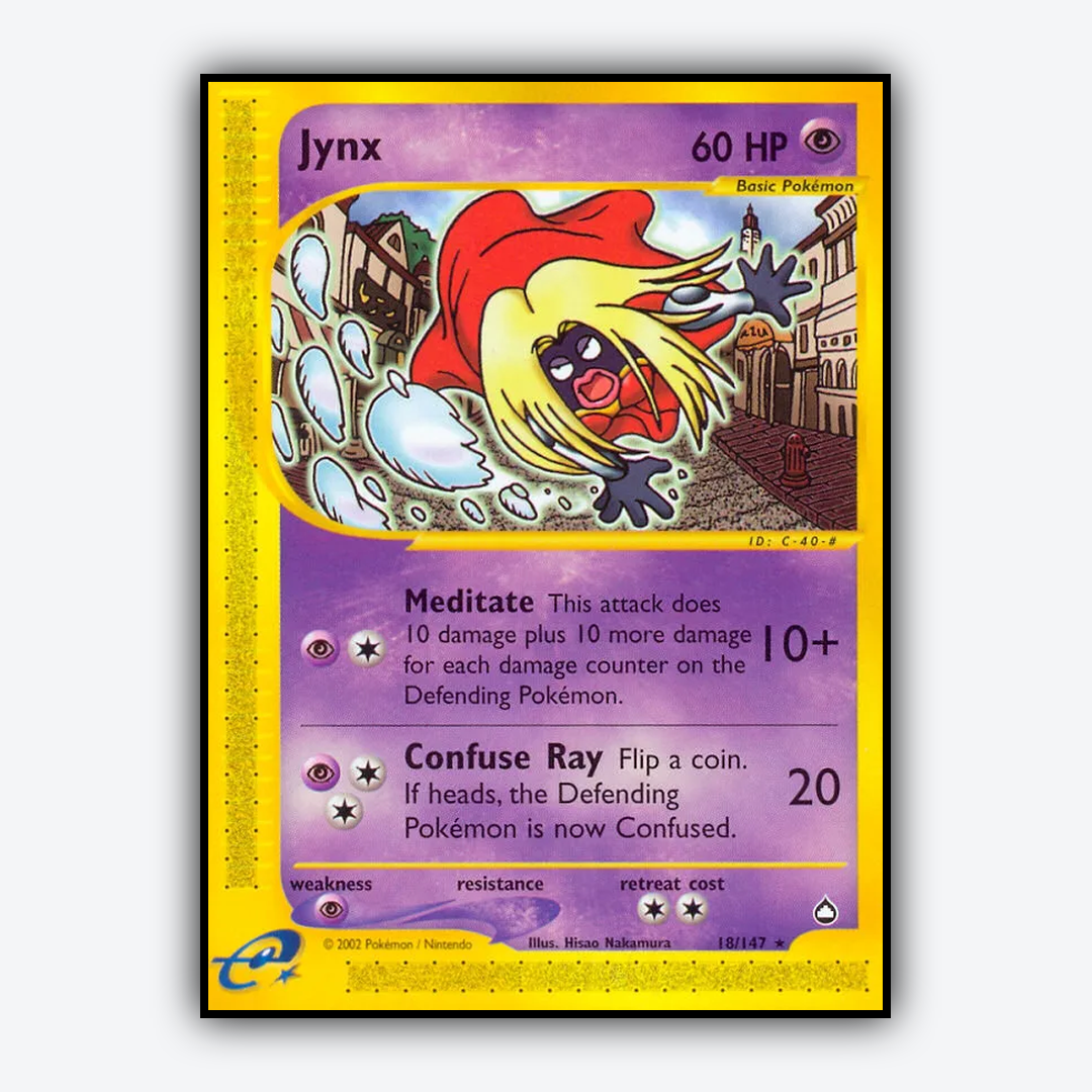 Jynx 018/147 - Aquapolis Set - Card Rug