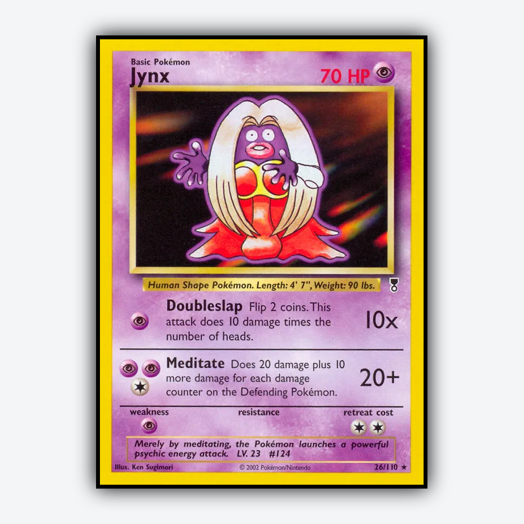 Jynx 026/110 - Legendary Collection Set - Card Rug