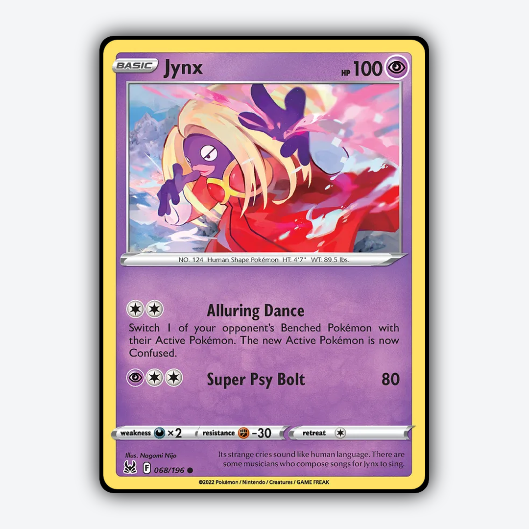 Jynx 068/196 - Lost Origin Set - Card Rug