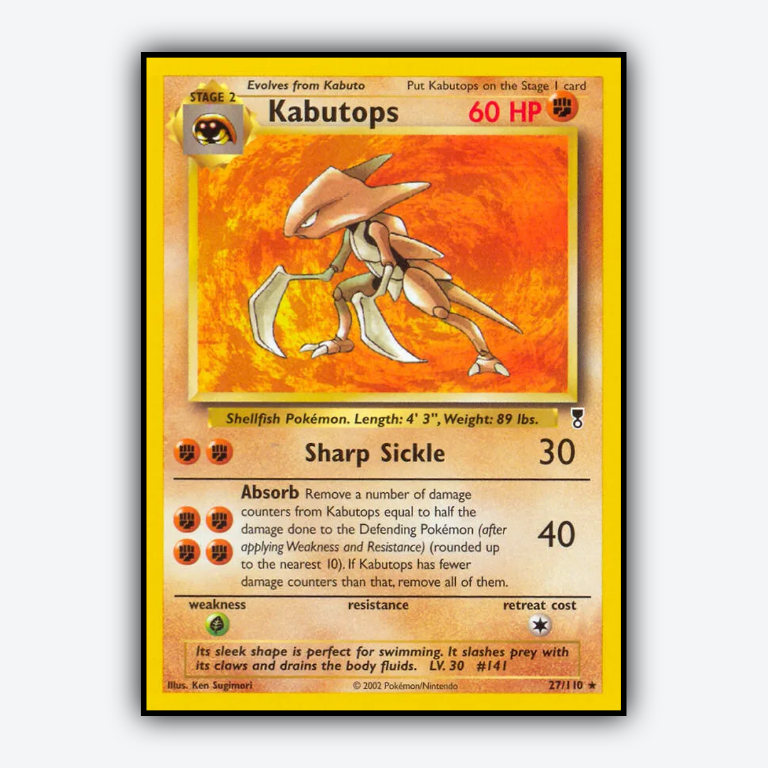 Kabutops 027/110 - Legendary Collection Set - Card Rug