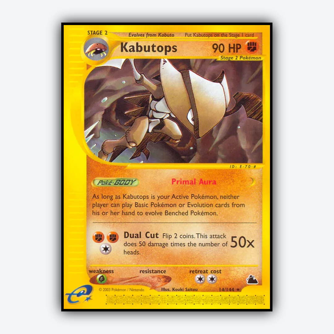 Kabutops 014/144 - Skyridge Set - Card Rug