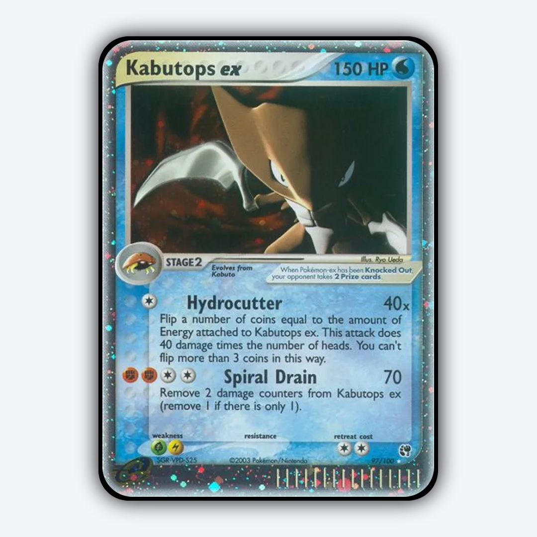 Kabutops ex 097/100 - Sandstorm Set - Card Rug
