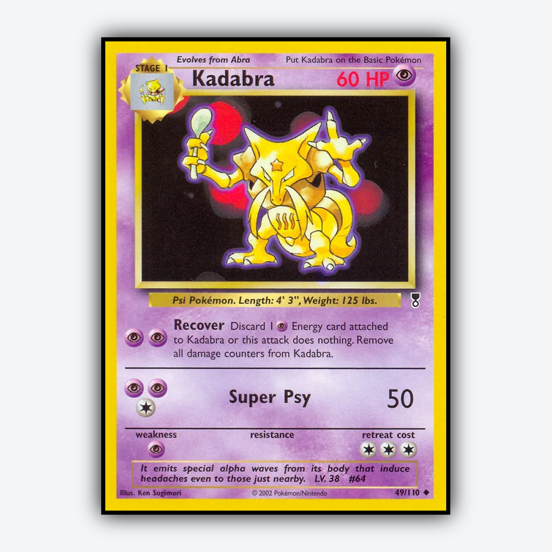 Kadabra 049/110 - Legendary Collection Set - Card Rug