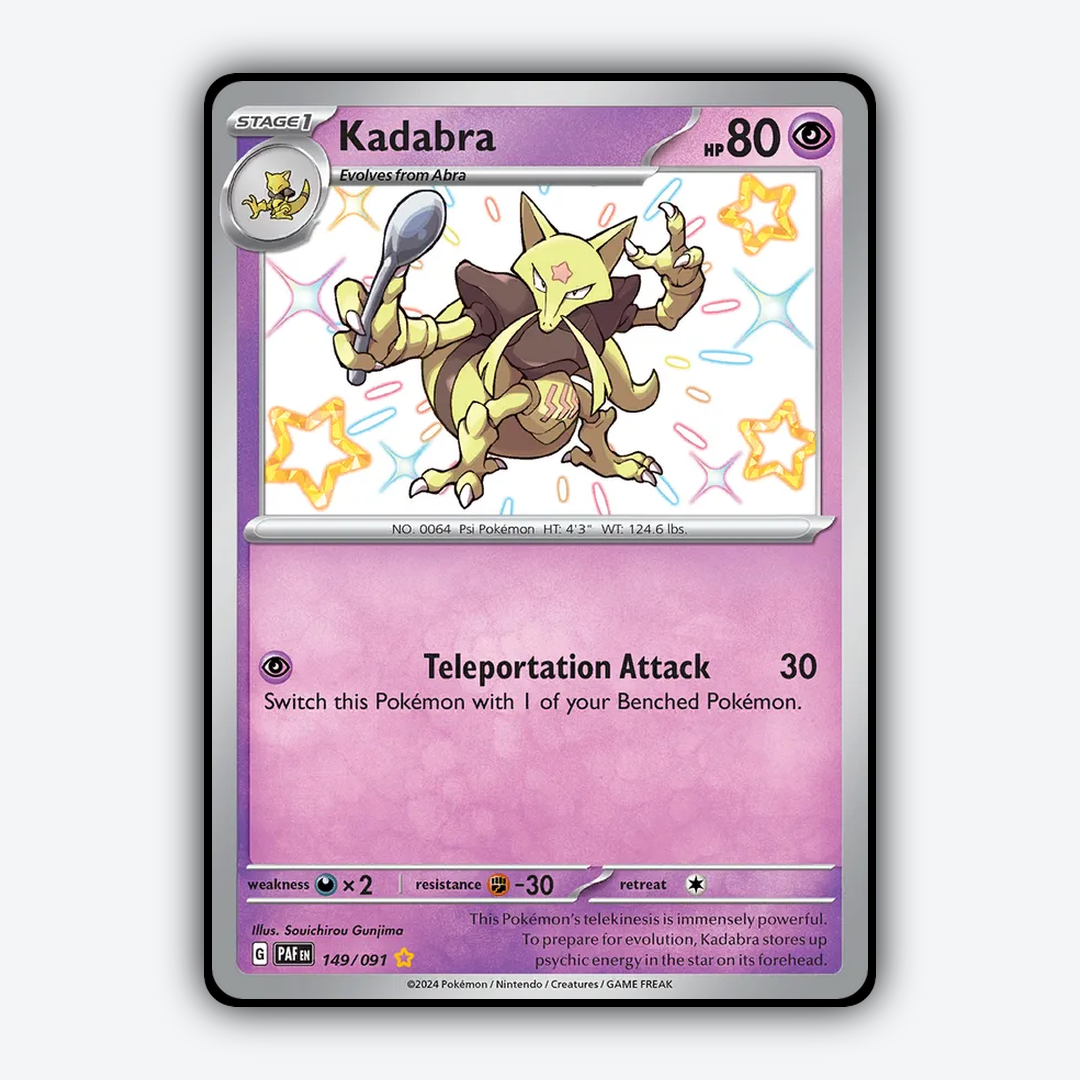 Kadabra #149 - Paldean Fates Set - Card Rug