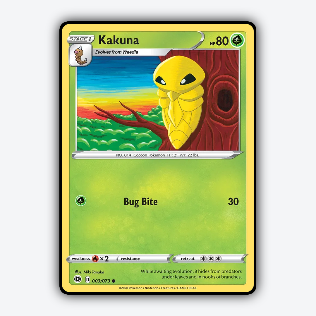 Kakuna 003/73 - Champion's Path Set - Card Rug