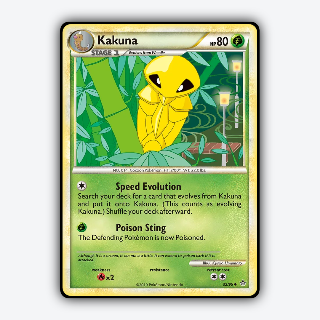 Kakuna 032/95 - HS—Unleashed Set - Card Rug