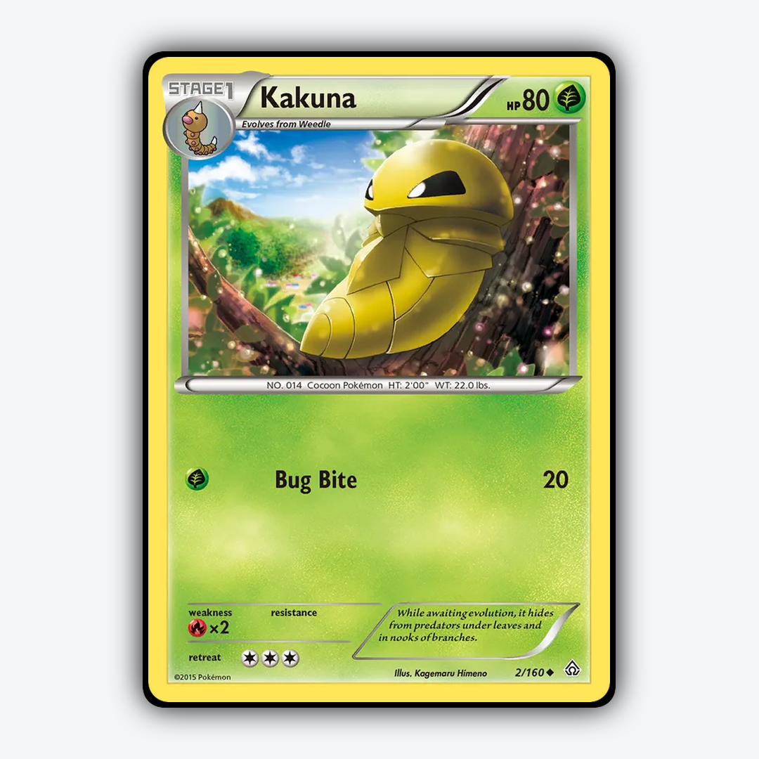 Kakuna 002/160 - Primal Clash Set - Card Rug
