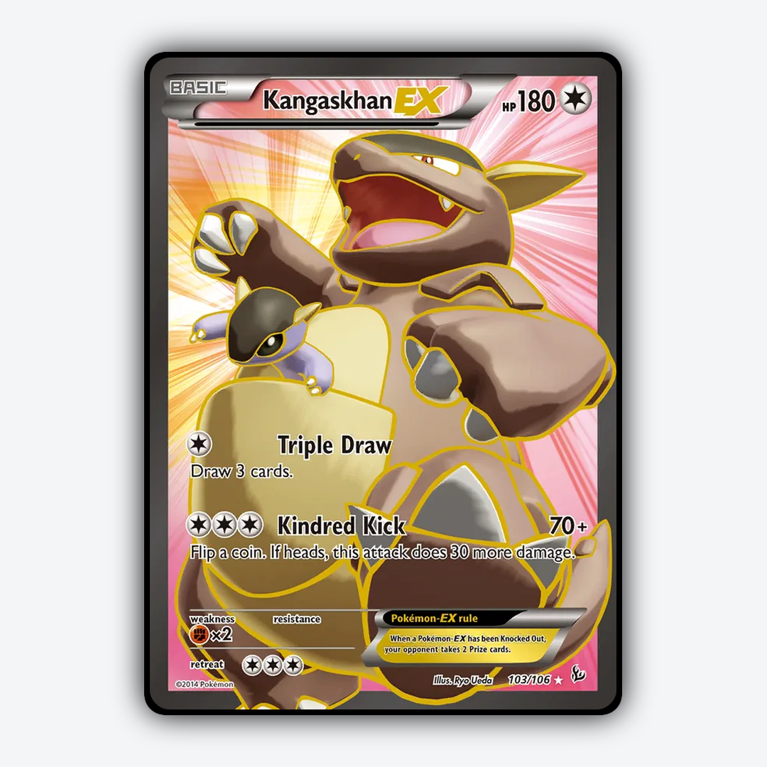 Kangaskhan-EX 103/106 - Flashfire Set - Card Rug