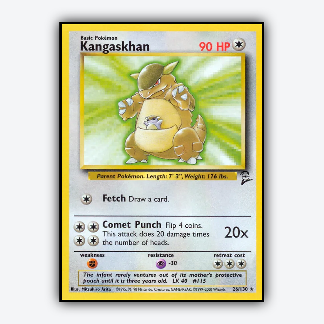Kangaskhan 026/130 - Base Set 2 Set - Card Rug