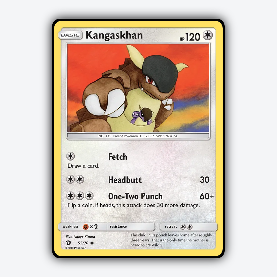 Kangaskhan 055/70 - Dragon Majesty Set - Card Rug