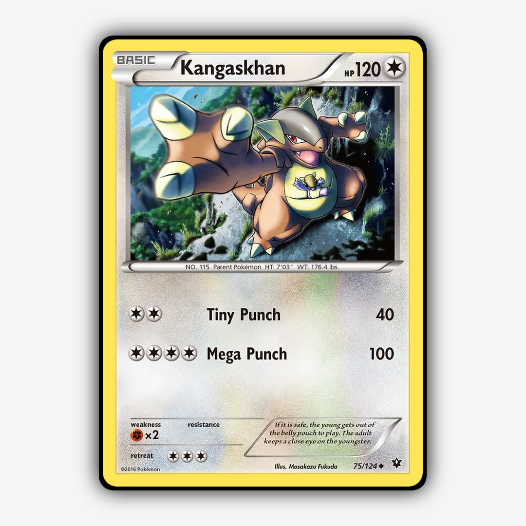 Kangaskhan 075/124 - Fates Collide Set - Card Rug