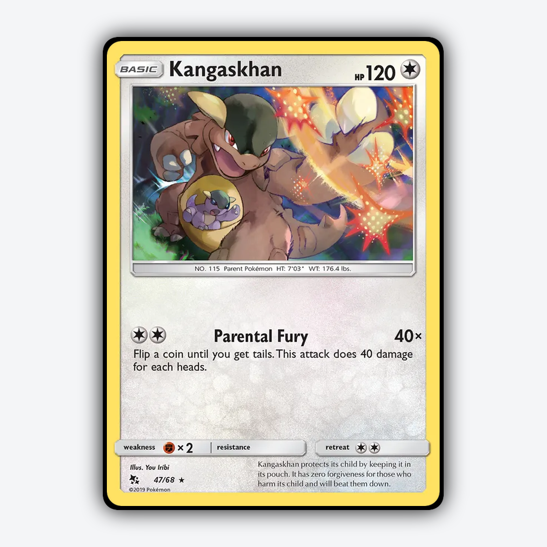 Kangaskhan 047/68 - Hidden Fates Set - Card Rug