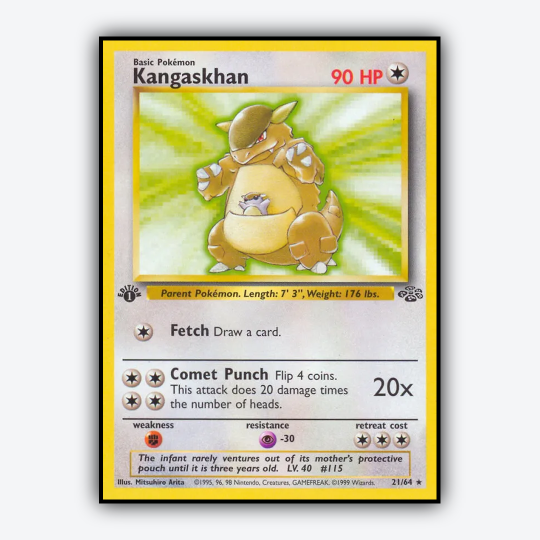 Kangaskhan 021/64 - Jungle Set - Card Rug