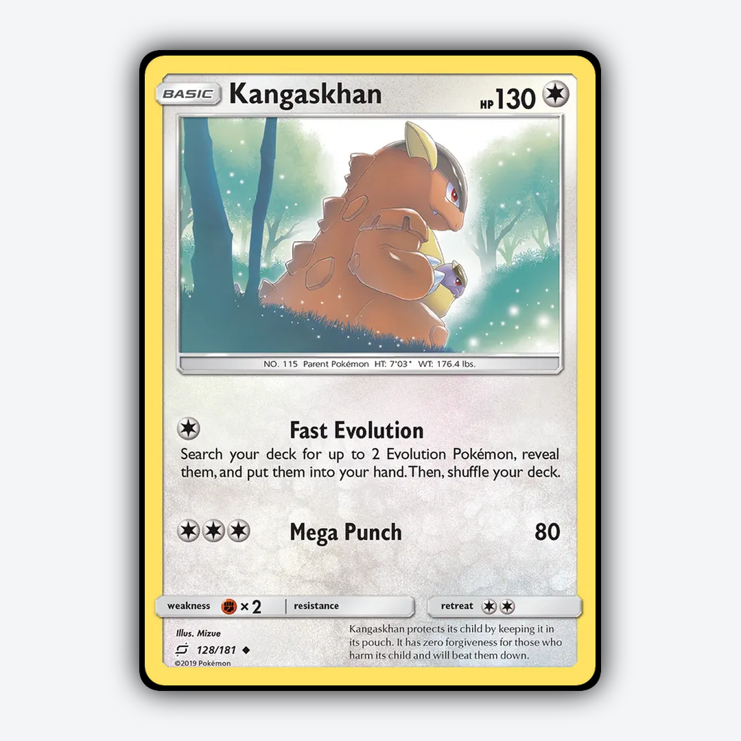 Kangaskhan 128/181 - Team Up Set - Card Rug