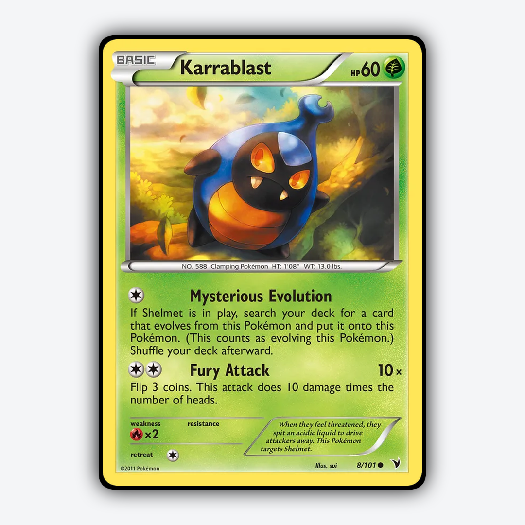 Karrablast 008/101 - Noble Victories Set - Card Rug