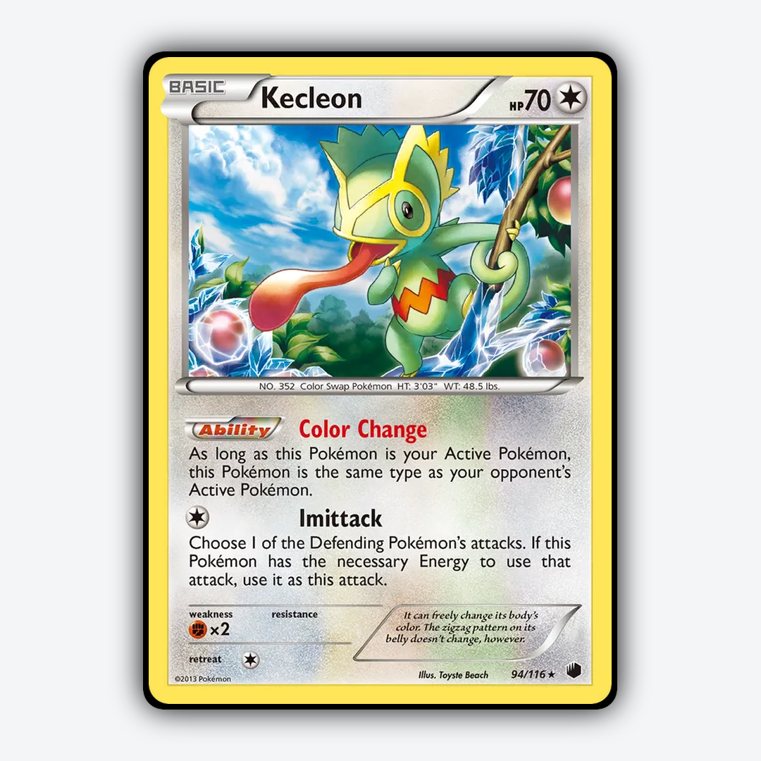 Kecleon 094/116 - Plasma Freeze Set - Card Rug