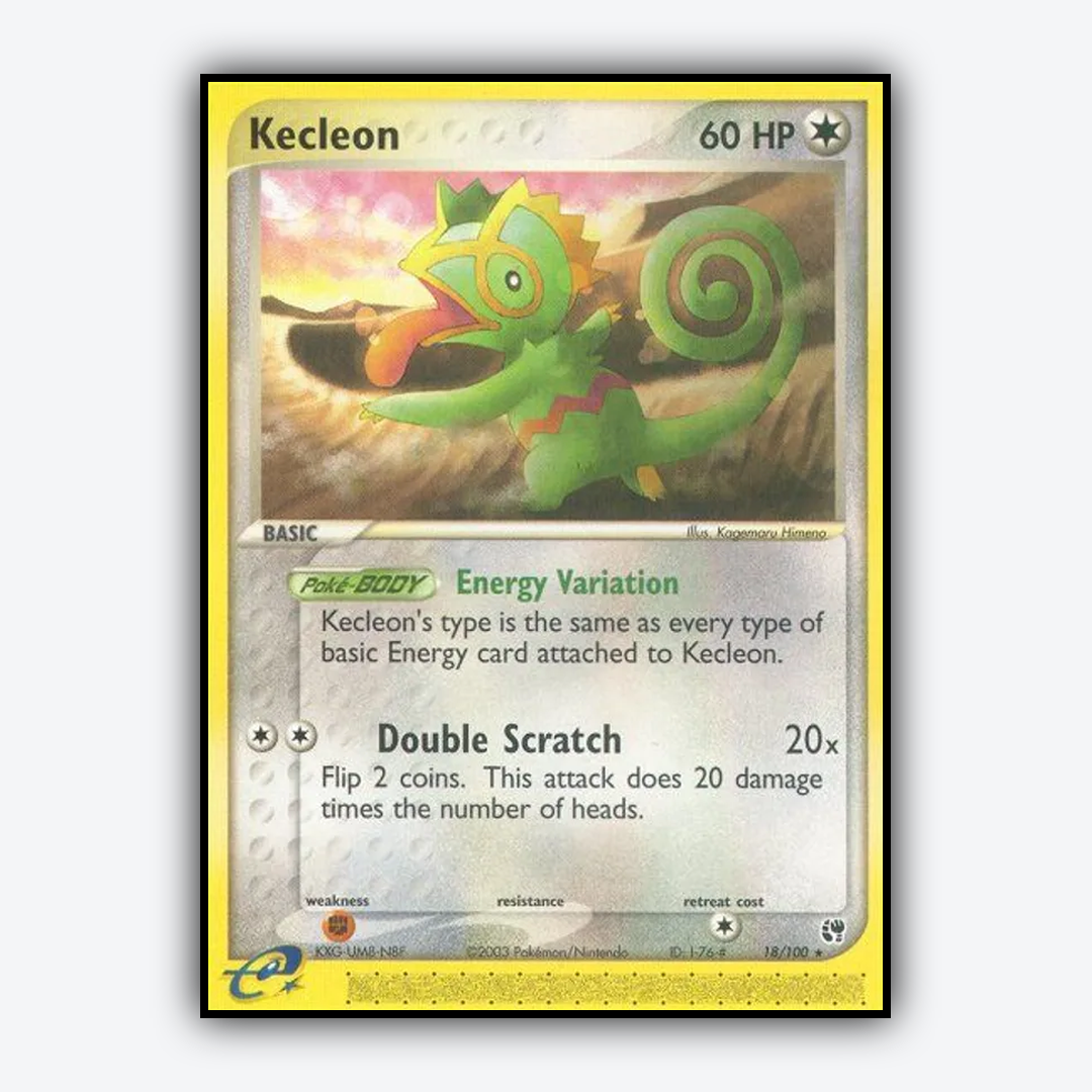 Kecleon 018/100 - Sandstorm Set - Card Rug