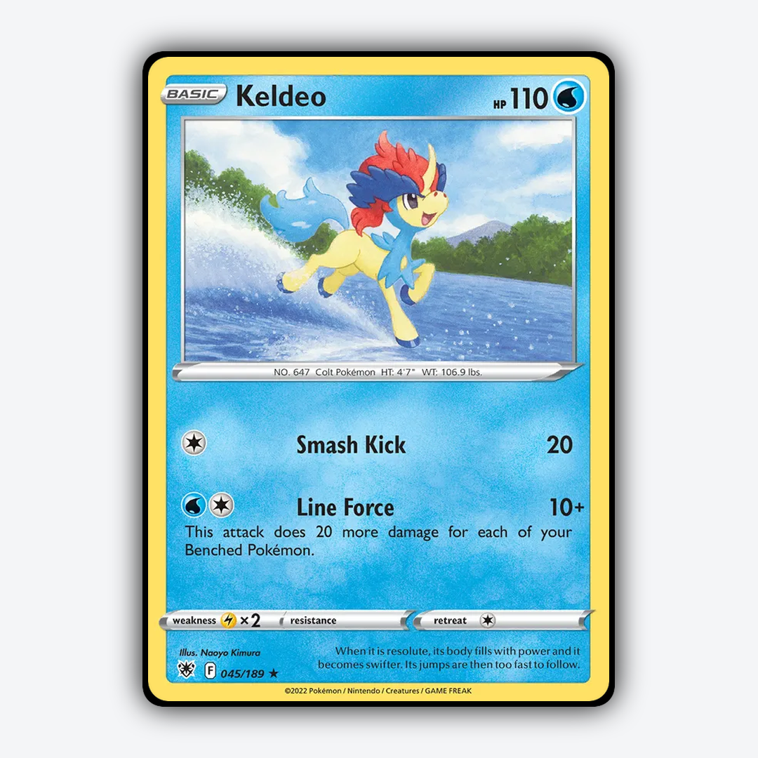Keldeo 045/189 - Astral Radiance Set - Card Rug