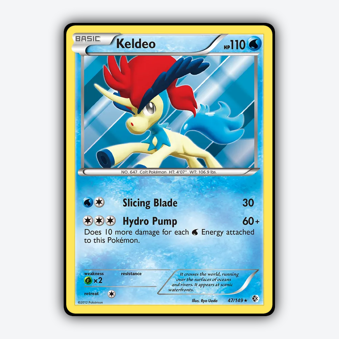 Keldeo 047/149 - Boundaries Crossed Set - Card Rug