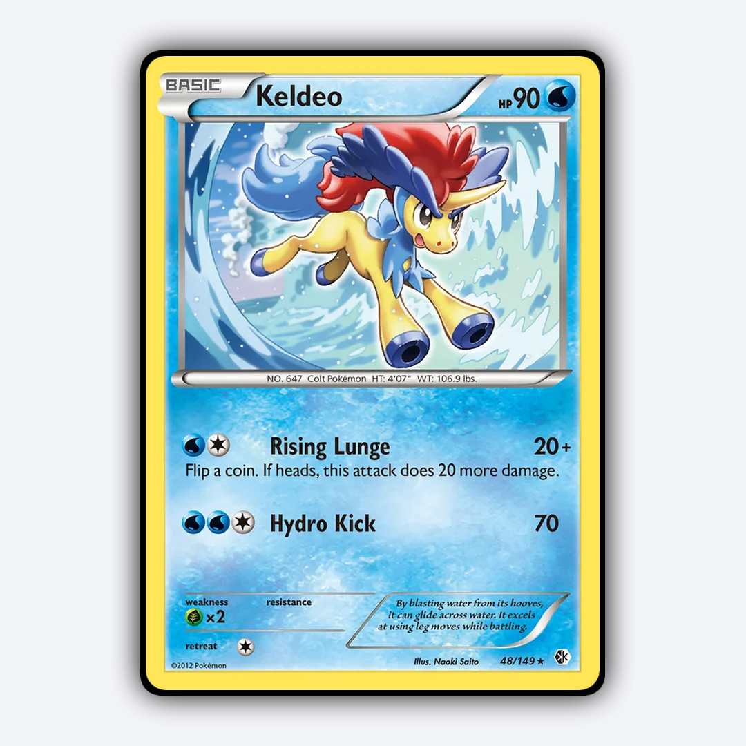 Keldeo 048/149 - Boundaries Crossed Set - Card Rug