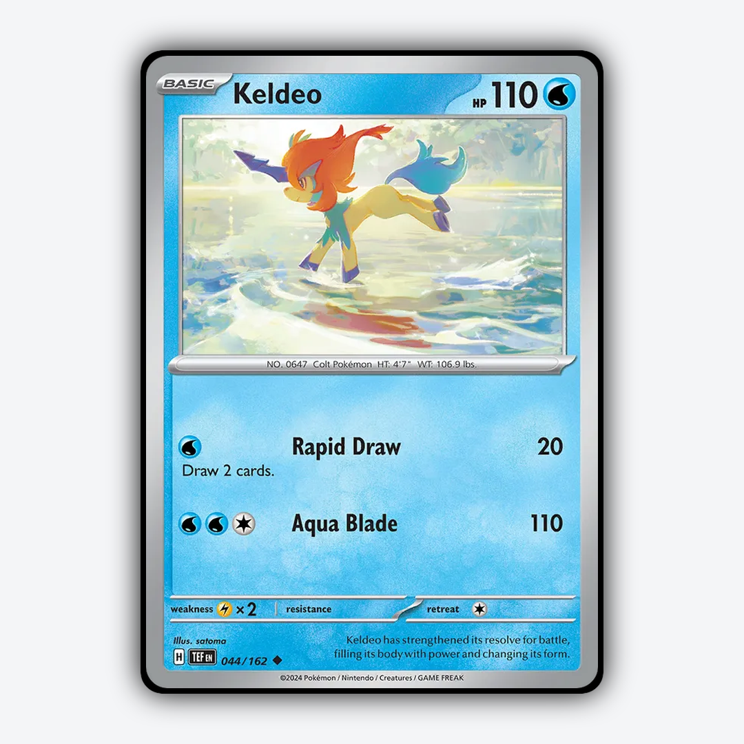 Keldeo 044/162 - Temporal Forces Set - Card Rug