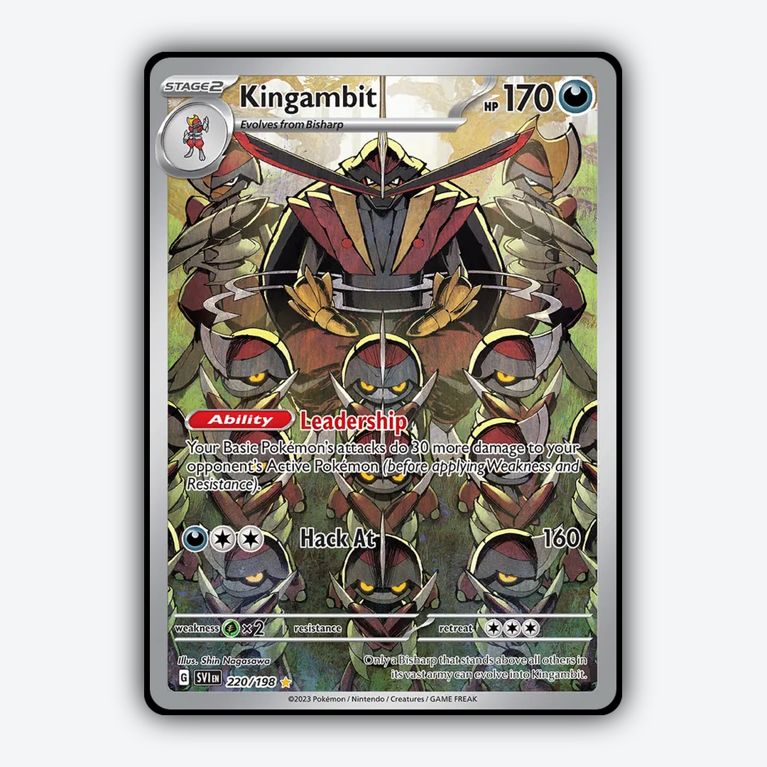 Kingambit 220/198 - Scarlet & Violet Set - Card Rug