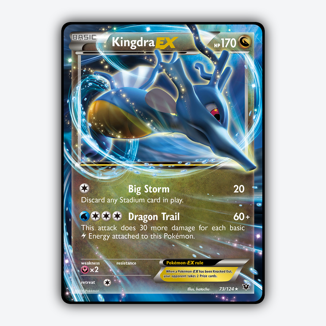 Kingdra-EX 073/124 - Fates Collide Set - Card Rug