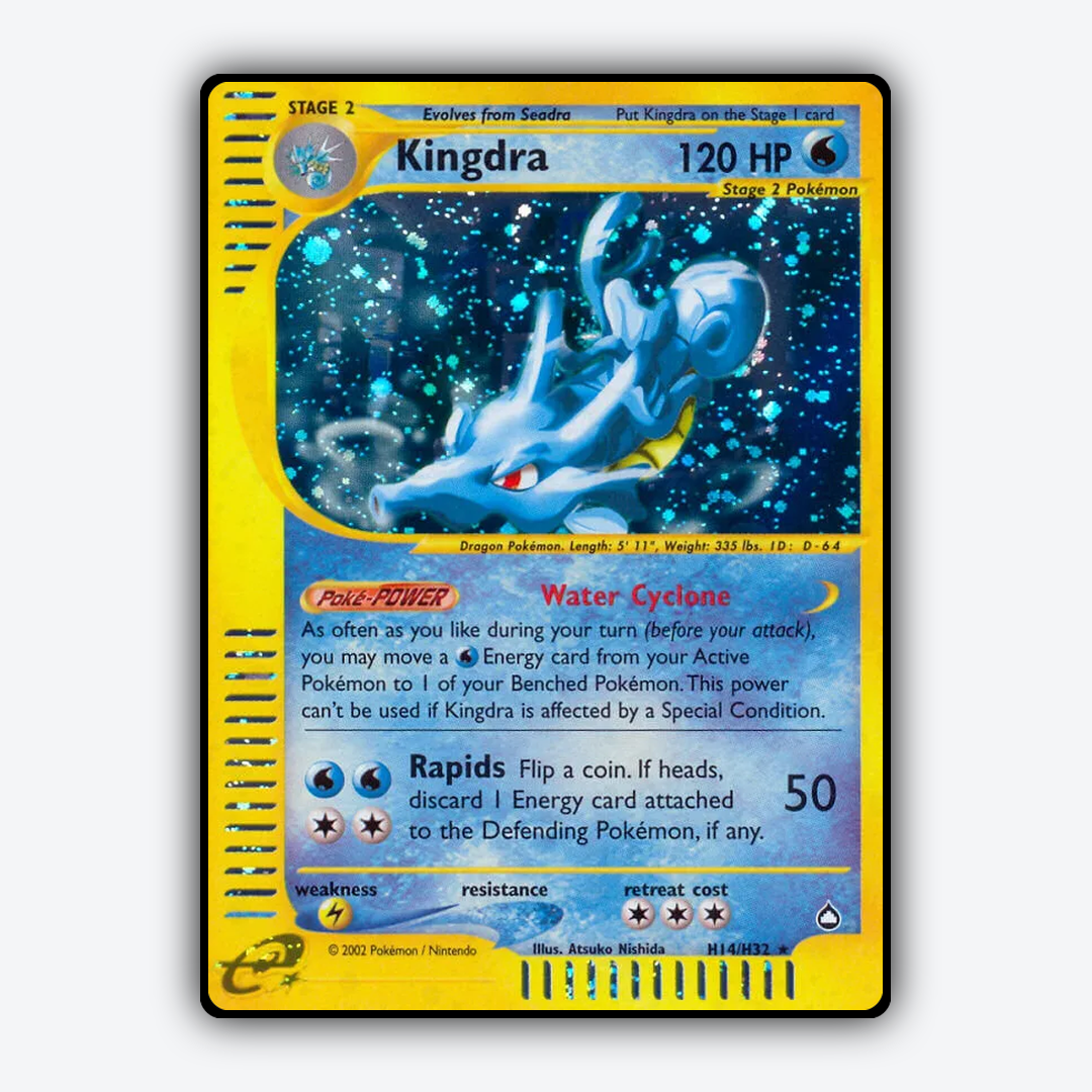 Kingdra H014/147 - H014/147 Aquapolis Set - Card Rug