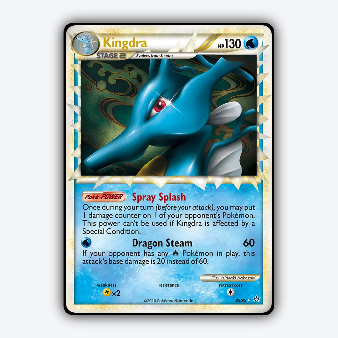 Kingdra 085/95 - HS—Unleashed Set - Card Rug