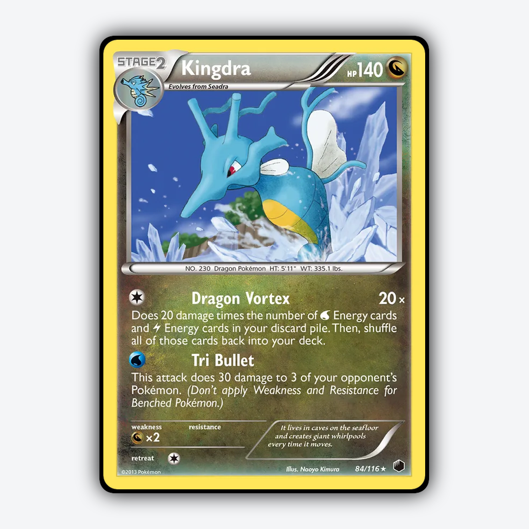 Kingdra 084/116 - Plasma Freeze Set - Card Rug