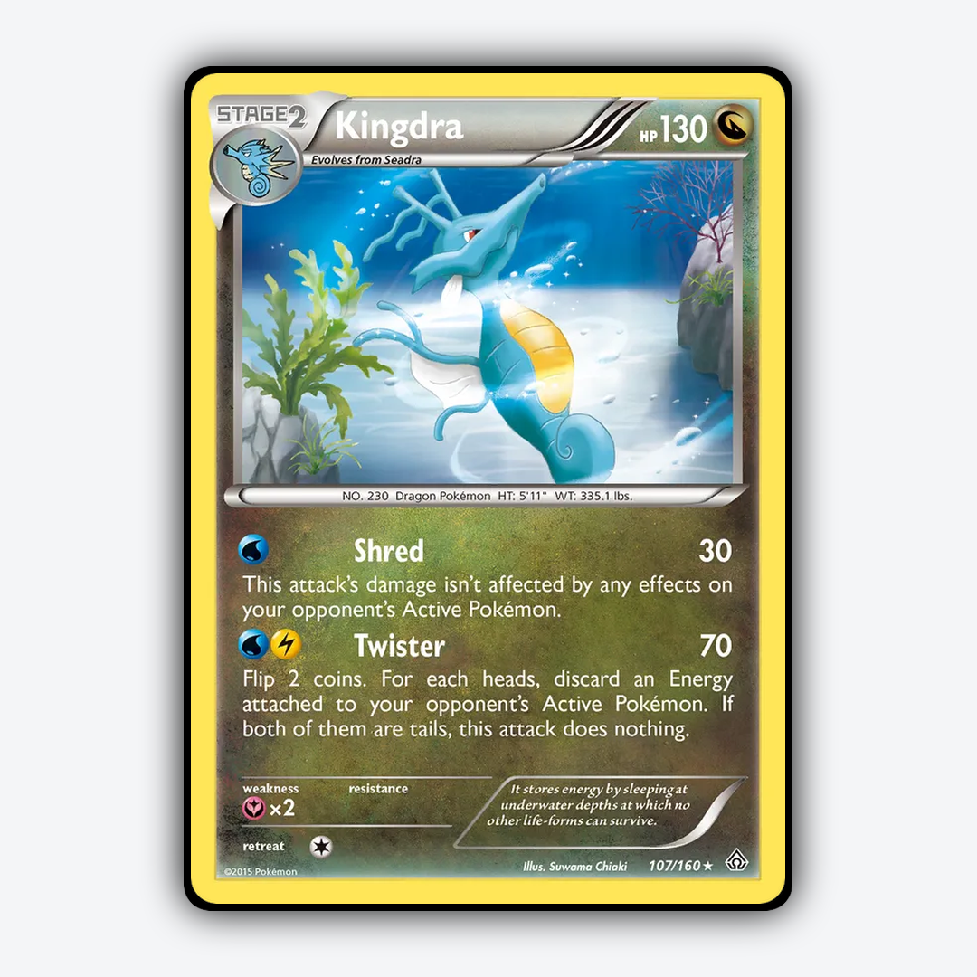 Kingdra 107/160 - Primal Clash Set - Card Rug