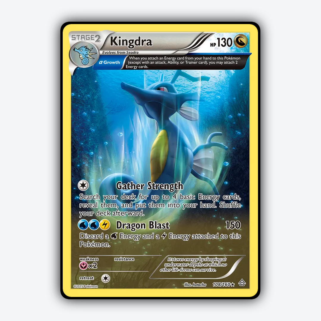 Kingdra 108/160 - Primal Clash Set - Card Rug
