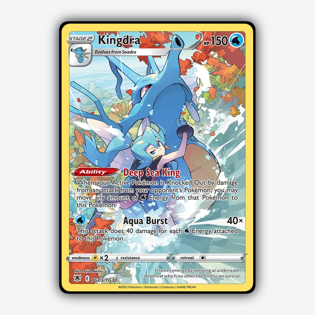 Kingdra TG003/30 - TG003/30 Astral Radiance Trainer Gallery Set - Card Rug