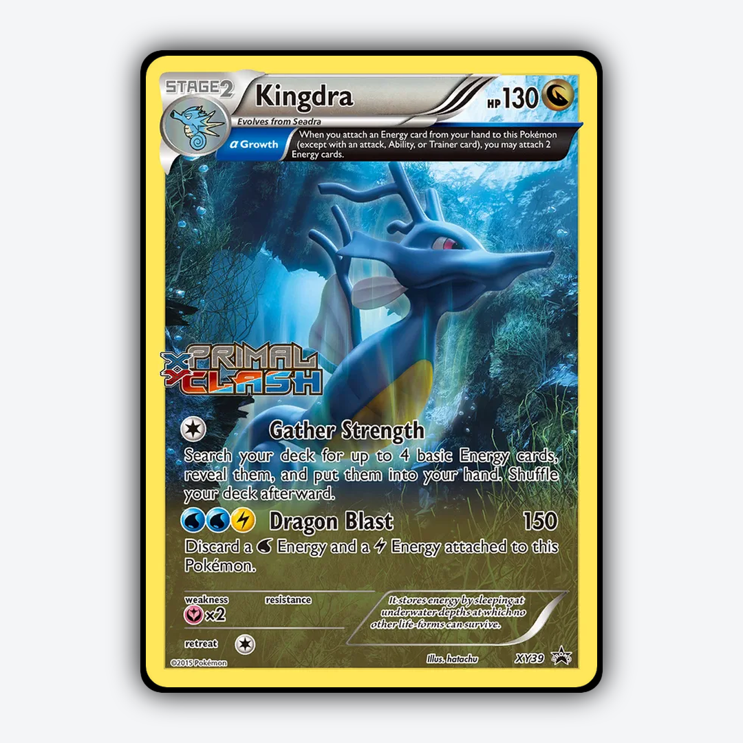 Kingdra #39 - XY Black Star Promos Set - Card Rug
