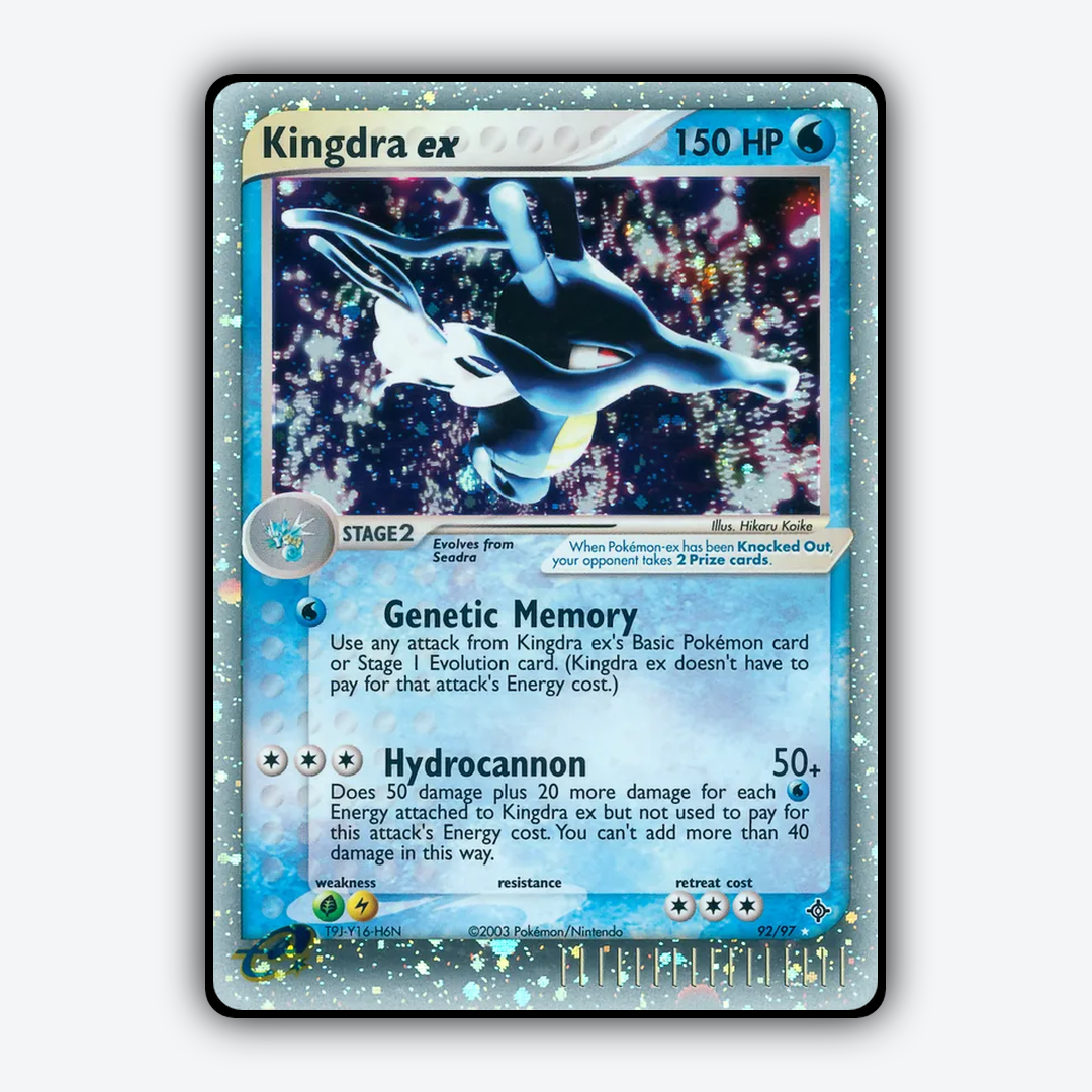Kingdra ex 092/97 - Dragon Set - Card Rug