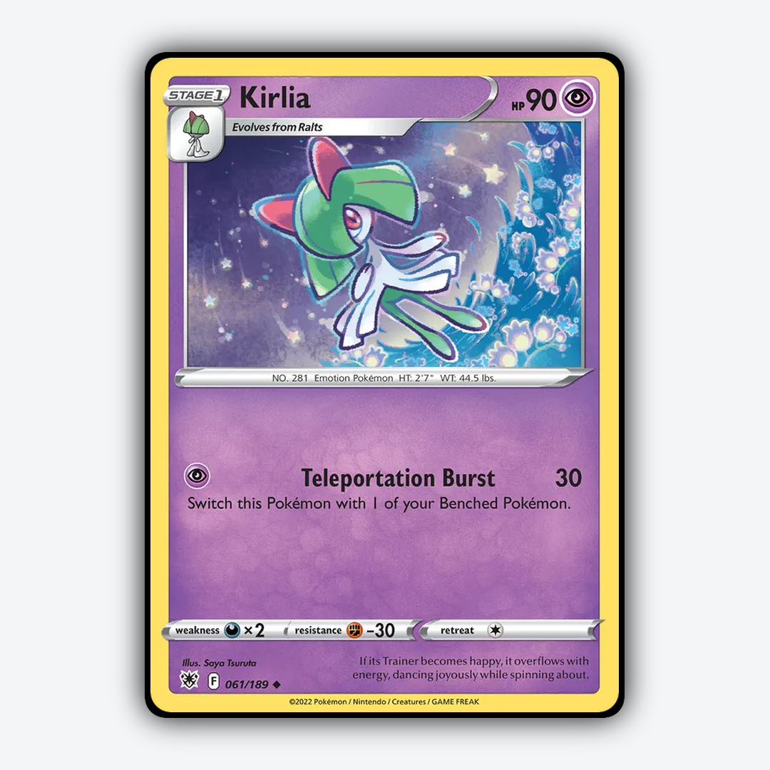 Kirlia 061/189 - Astral Radiance Set - Card Rug
