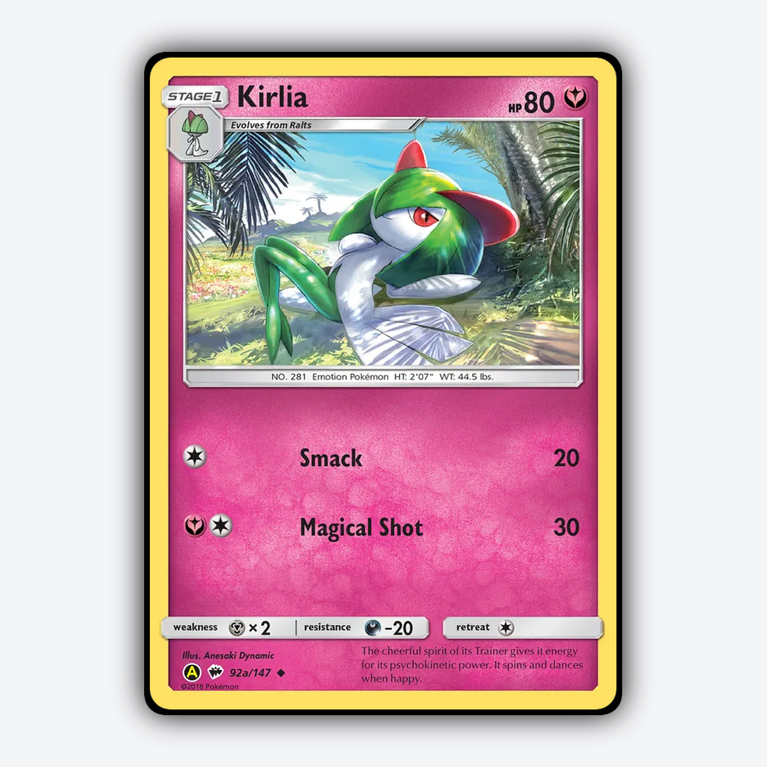 Kirlia 092a/147 - Burning Shadows Set - Card Rug