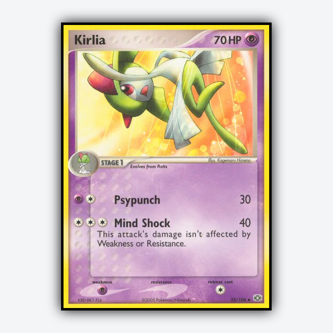 Kirlia 033/106 - Emerald Set - Card Rug