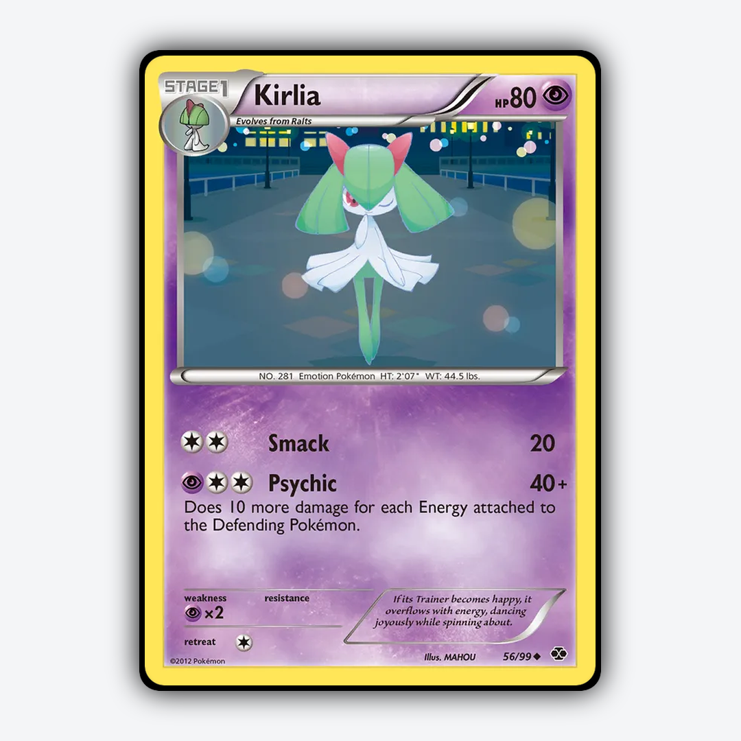 Kirlia 056/99 - Next Destinies Set - Card Rug