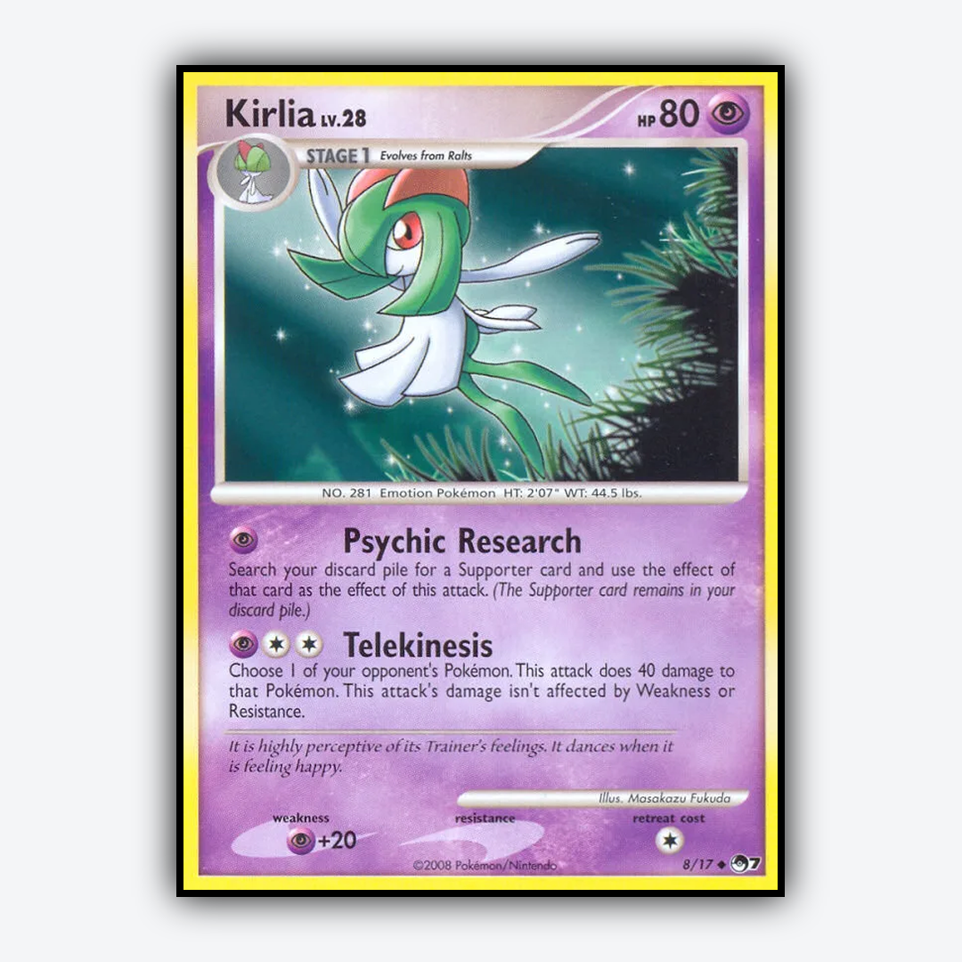 Kirlia 008/17 - POP Series 7 Set - Card Rug